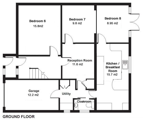 Ground Floor Plan Amberwood House